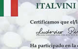 Certificado ITALVINI 2011